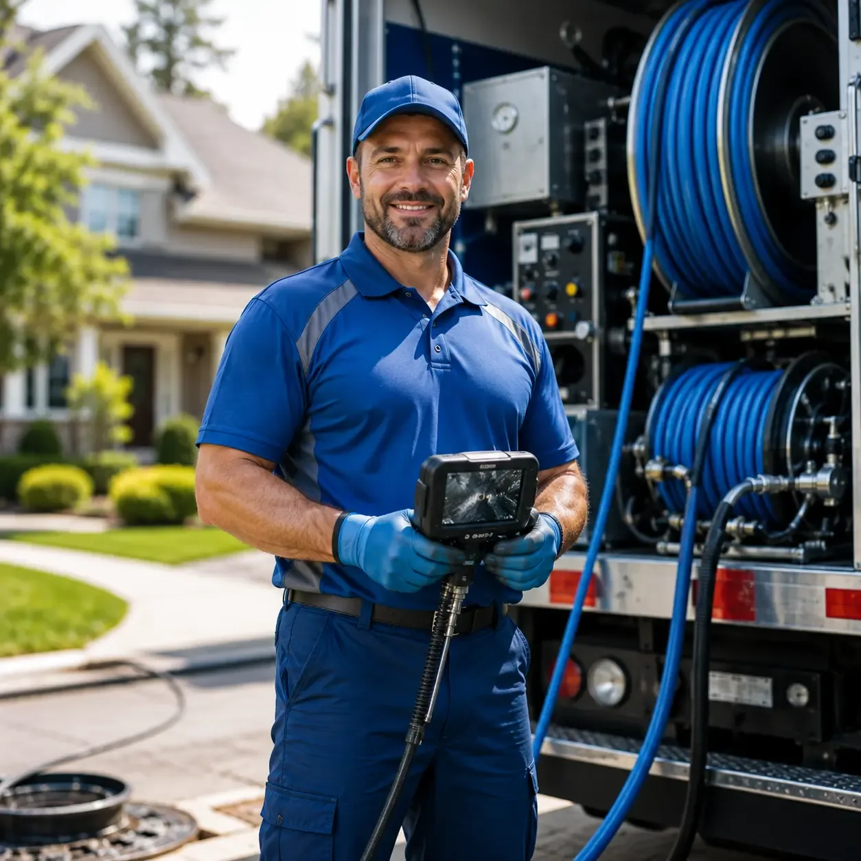 Local outdoor drain cleaning specialists in Genoa, IL
